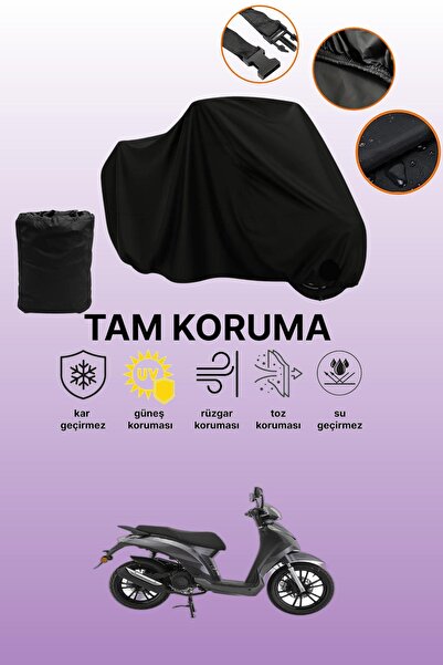 dokaca حقيبة خلفية سوداء وقماش دراجة نارية متوافق مع موديل مونديال 125 بروستريت