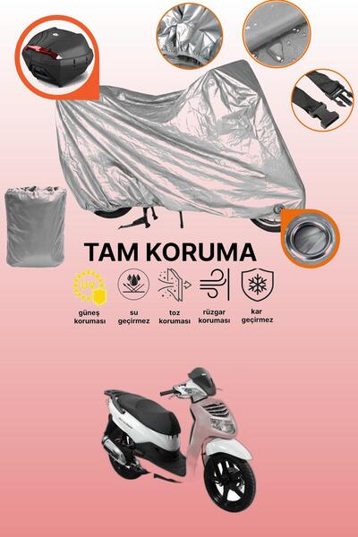 dokaca Gray Lock and Tail Bag Compatible Sym Hd Evo 200 Compatible Motorcycle...