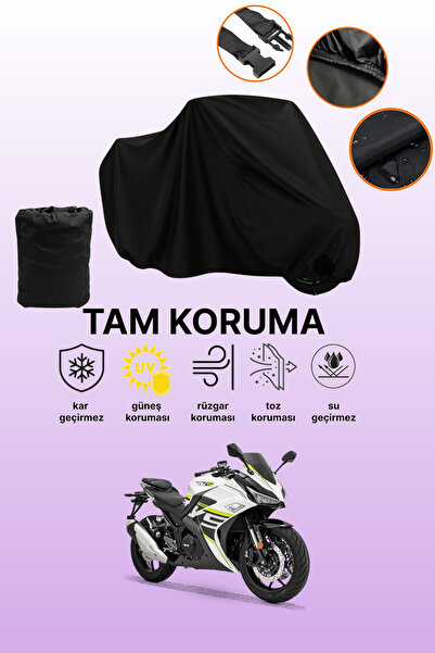 dokaca Black Rks R250 Compatible Motorbike Cover, Protective Cover, Motorcycl...