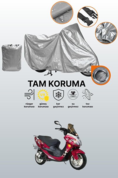 dokaca غطاء محرك متوافق مع كانوني ستورم 150 متوافق مع غطاء المحرك باللون الرمادي