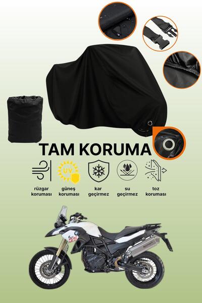 dokaca Black Lock Compatible Bmw F 850 Gs Compatible Motorcycle Tarpaulin, Pr...
