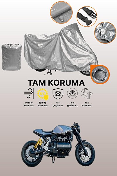 dokaca Gray Lock Compatible Bmw K 1100 Lt Compatible Motorcycle Tarpaulin, Pr...