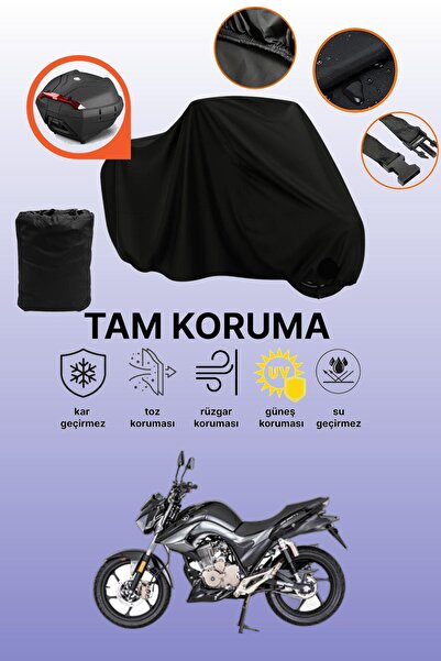 dokaca Mondial 125 Drift L Compatible Motorcycle Tarpaulin Compatible with Bl...