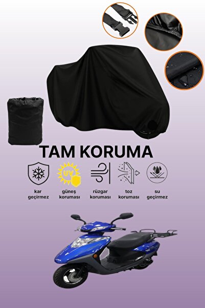 dokaca غطاء محرك أسود متوافق مع كينج موتور سبيكا 50، غطاء واقي، غطاء للدراجات...