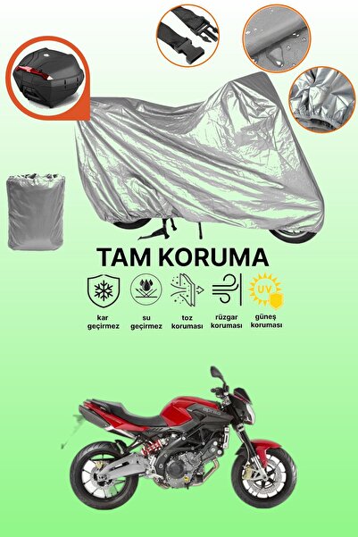 dokaca Gray Tail Bag Compatible Aprilia Shiver 900 Compatible Motorcycle Tarp...
