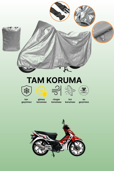 dokaca Gray Tail Bag and Lock Incompatible Mondial 125 Sfs Compatible Motorcy...