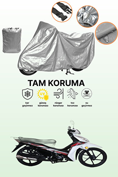 dokaca Gray Rks Next 50 Compatible Motorcycle Cover, Protective Cover, Motorb...