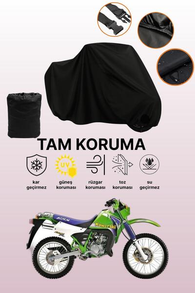 dokaca Black Kawasaki Kmx 125 Compatible Engine Cover, Protective Cover, Moto...