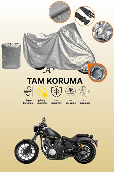 dokaca غطاء محرك متوافق مع ياماها XV950R، غطاء واقي من ماركة Gray Lock