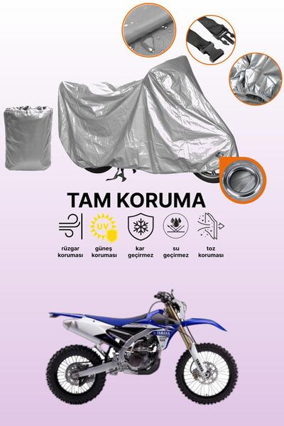 dokaca غطاء محرك متوافق مع ياماها WR 250 F متوافق مع غطاء المحرك باللون الرمادي