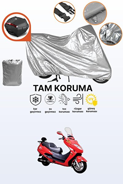 dokaca حقيبة خلفية رمادية متوافقة مع دورادو ساندور 250، غطاء واقي للدراجة الن...