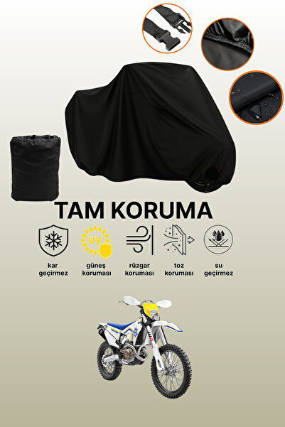 dokaca غطاء محرك متوافق مع هوسكفارنا FE 450 باللون الأسود، غطاء واقي، غطاء لل...