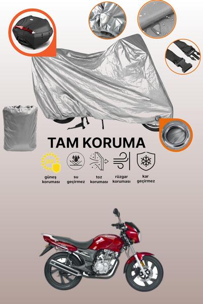dokaca Gray Lock and Tail Bag Compatible Kanuni Puma 150 Compatible Motorcycl...