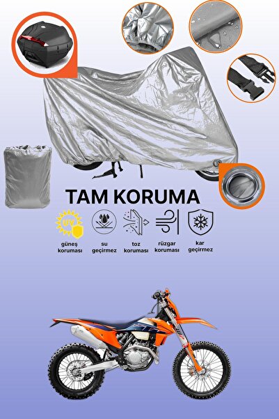 dokaca حقيبة خلفية وقفل رمادي متوافقة مع KTM 530 EXC، غطاء حماية للدراجات الن...