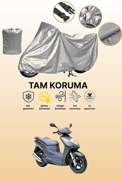 dokaca غطاء دراجة نارية متوافق مع هوندا ديلان 150 باللون الرمادي، غطاء واقي، ...