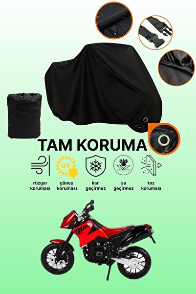 dokaca مظلة دراجة نارية متوافقة مع KTM 640 Duke II متوافقة مع القفل الأسود