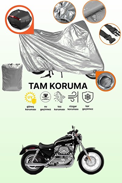 dokaca حقيبة خلفية وقفل باللون الرمادي متوافقة مع دراجة نارية هارلي ديفيدسون ...