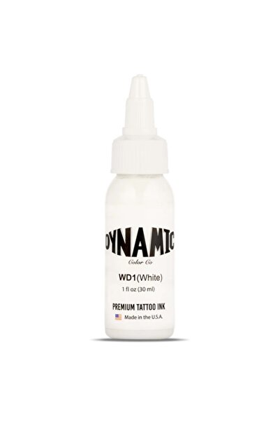 Dynamic White 1oz/30ml Beyaz Dövme Boyası