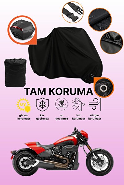 dokaca حقيبة خلفية وقفل أسود متوافقة مع دراجة هارلي ديفيدسون سوفتيل FXDR 114 ...