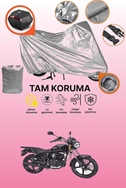 dokaca Gray Lock and Tail Bag Compatible Kanuni Terry Compatible Motorcycle C...
