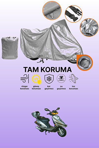 dokaca Gray Lock Compatible Mondial 125 Mt Compatible Motorcycle Cover, Prote...