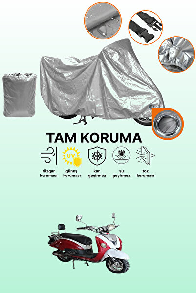 dokaca غطاء محرك متوافق مع كوبا نيرفانا 150، غطاء واقي متوافق مع غطاء المحرك باللون الرمادي