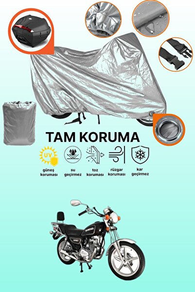 dokaca Gray Lock and Tail Bag Compatible Mondial 125 Ukt Compatible Motorcycl...