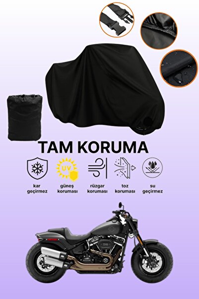 dokaca حقيبة خلفية سوداء وقفل غير متوافقة مع دراجة هارلي ديفيدسون سوفتيل فات ...