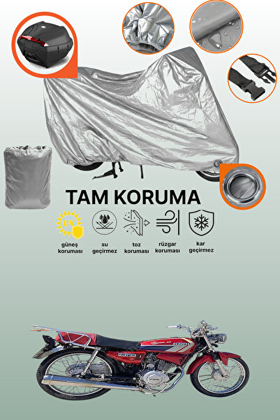 dokaca حقيبة خلفية وقفل رمادي متوافقة مع كينج موتور KR-125-7، غطاء حماية للدر...