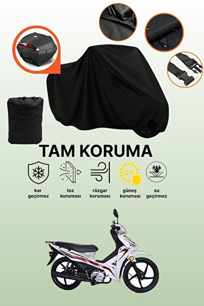 dokaca حقيبة خلفية سوداء متوافقة مع قماش الدراجات النارية المتوافق مع Kuba Re...