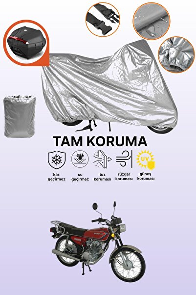 dokaca Gray Rear Bag Compatible Mondial 125 Uag Compatible Motorcycle Cover, ...