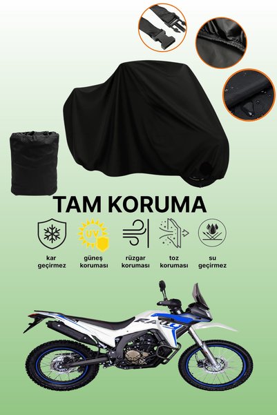 dokaca Black Tail Bag and Lock Mismatched Voge 300 Rally Compatible Motorcycl...