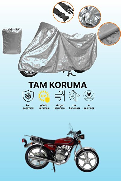 dokaca غطاء دراجة نارية رمادي متوافق مع موديل مونديال 100 إم جي سبورت، غطاء واقي، غطاء للمحرك