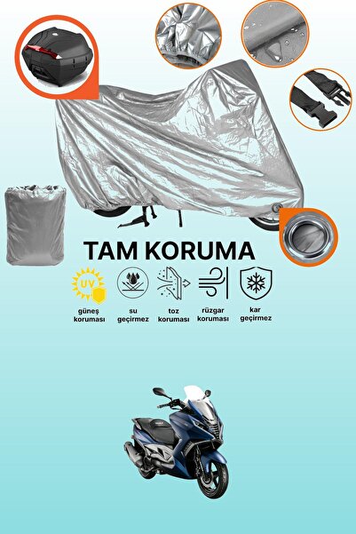dokaca غطاء دراجة نارية متوافق مع Arora GT 125، غطاء حماية متوافق مع دراجة نا...