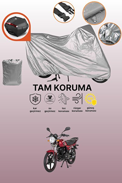 dokaca Gray Tail Bag Compatible Mondial 100 Mg Superboy Compatible Motorcycle...
