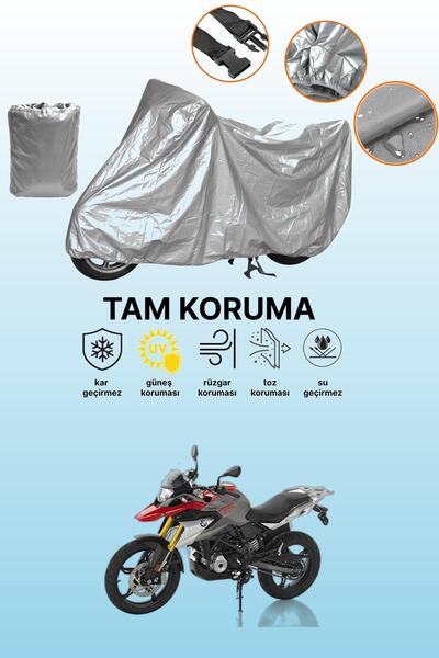 dokaca Gray Tail Bag and Lock Mismatched Bmw g 310 Gs Compatible Motorcycle T...