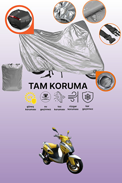 dokaca Gray Lock and Tail Bag Compatible Mondial 125 Rr Compatible Motorcycle...
