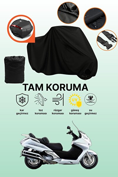 dokaca Black Rear Bag Compatible Honda Fjs 600 Silverwing Abs Compatible Moto...