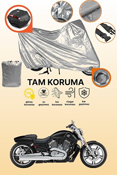 dokaca حقيبة خلفية وقفل باللون الرمادي متوافقة مع دراجة نارية هارلي ديفيدسون ...