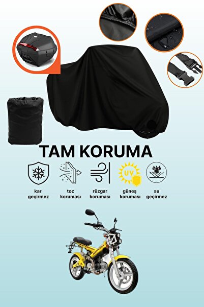 dokaca Black Tail Bag Compatible Mondial 125 Aggressive Compatible Motorcycle...
