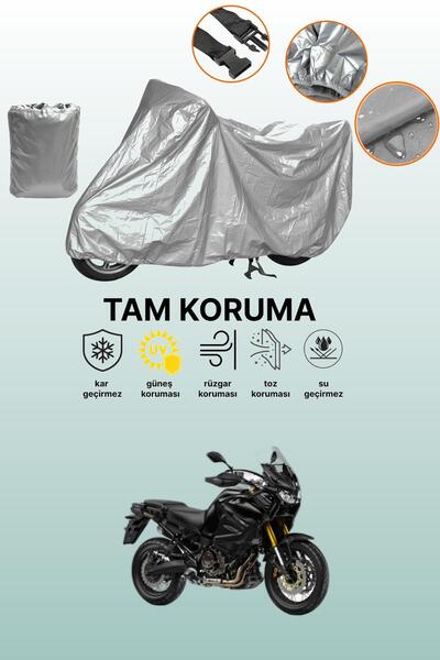 dokaca غطاء دراجة نارية رمادي اللون متوافق مع ياماها XT 1200Z سوبر تينيري، غط...