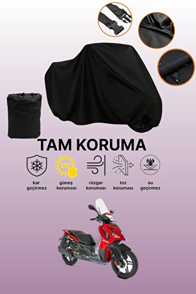 dokaca غطاء محرك متوافق مع Black Kanuni Explorer، غطاء واقي، غطاء للدراجات ال...