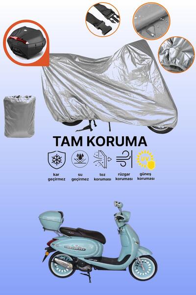 dokaca حقيبة خلفية رمادية متوافقة مع Arora AR 50 كابتشينو، غطاء واقي للدراجة ...