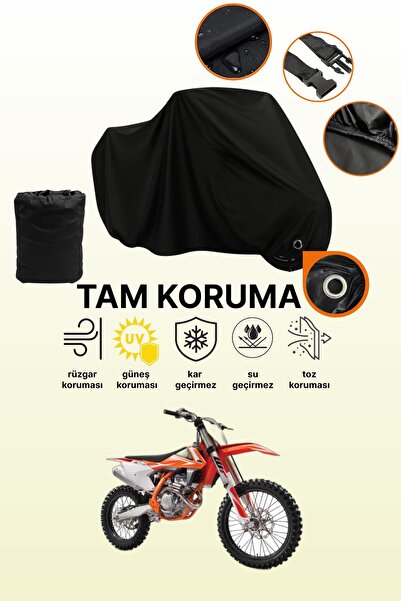 dokaca غطاء دراجة نارية متوافق مع KTM 250 SXF من Black Lock، غطاء واقي
