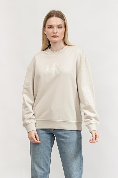 Calvin Klein GLOSSY MONOLOGO REGULAR CREWNECK