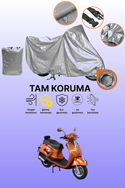 dokaca Gray Lock Compatible Mondial 125 Kv Compatible Motor Tarpaulin, Protec...