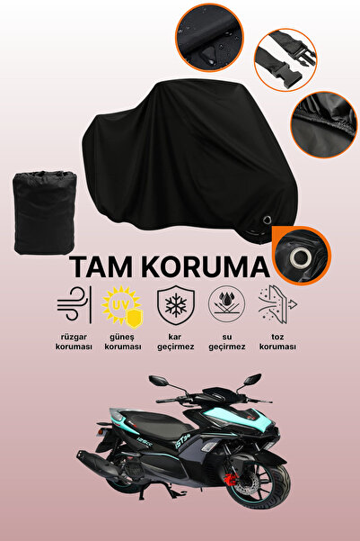 dokaca Black Lock Compatible Motolux Ist 34 Compatible Motorcycle Tarpaulin, ...