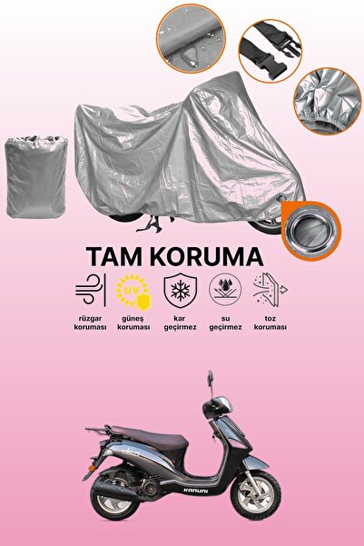 dokaca Gray Lock Compatible Kanuni Wiki 125I Compatible Motorcycle Cover, Pro...