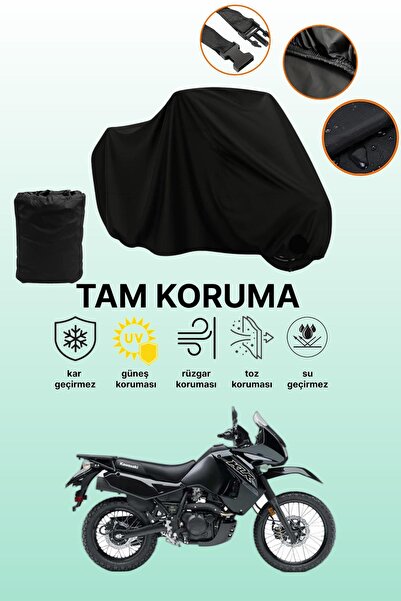 dokaca Black Kawasaki Klr 650 Compatible Motorcycle Cover, Protective Cover, ...