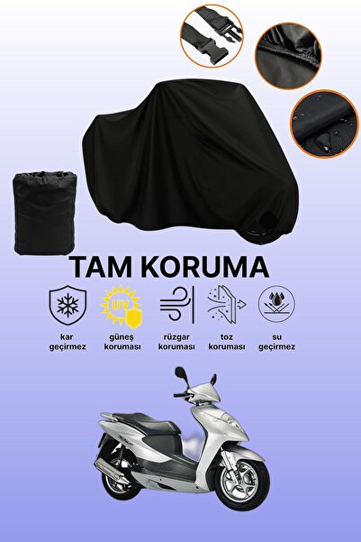 dokaca غطاء محرك متوافق مع هوندا ديلان 125 باللون الأسود، غطاء واقي، غطاء درا...